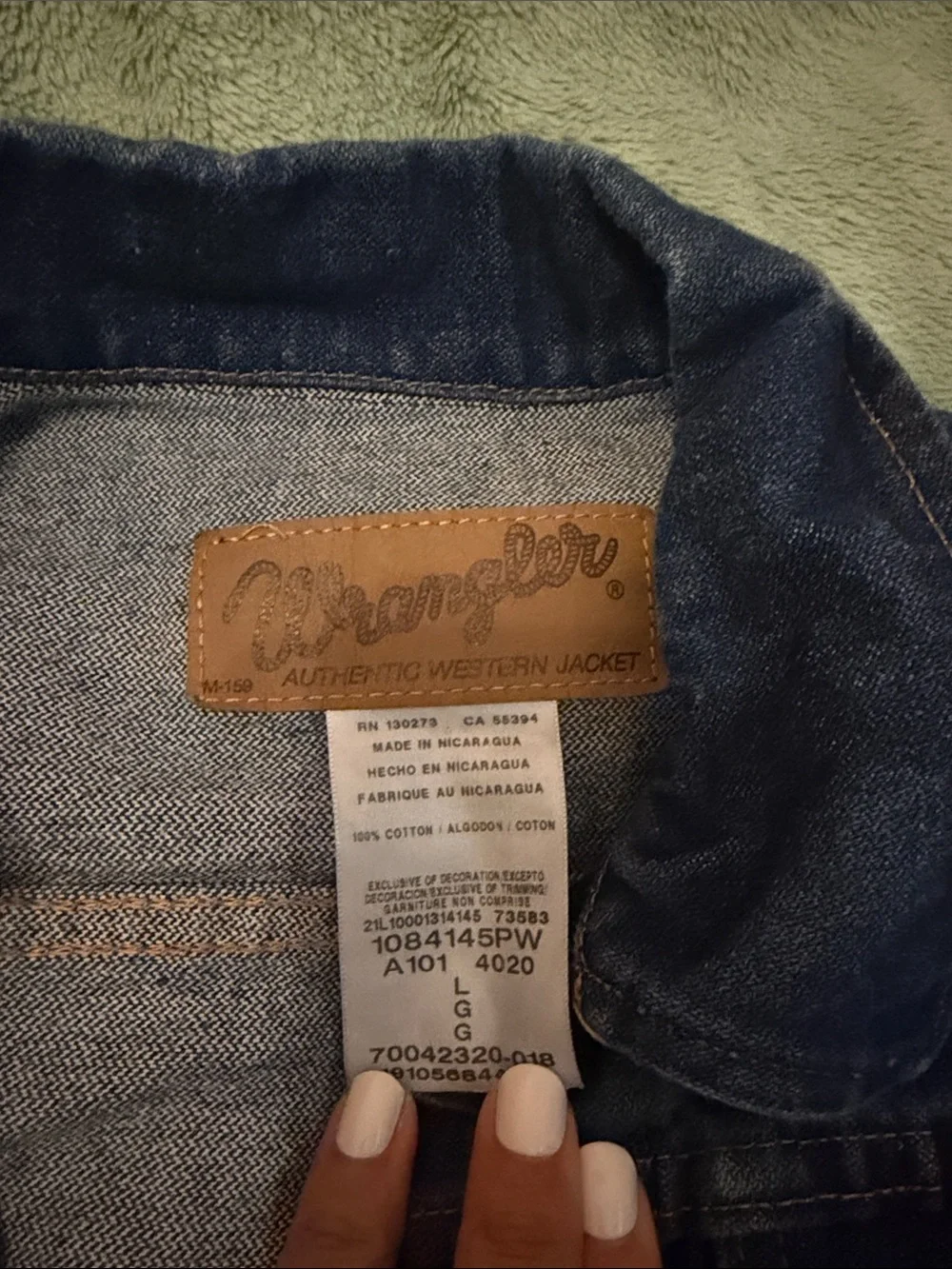 Wrangler Kids Dark Blue Denim Jean Jacket